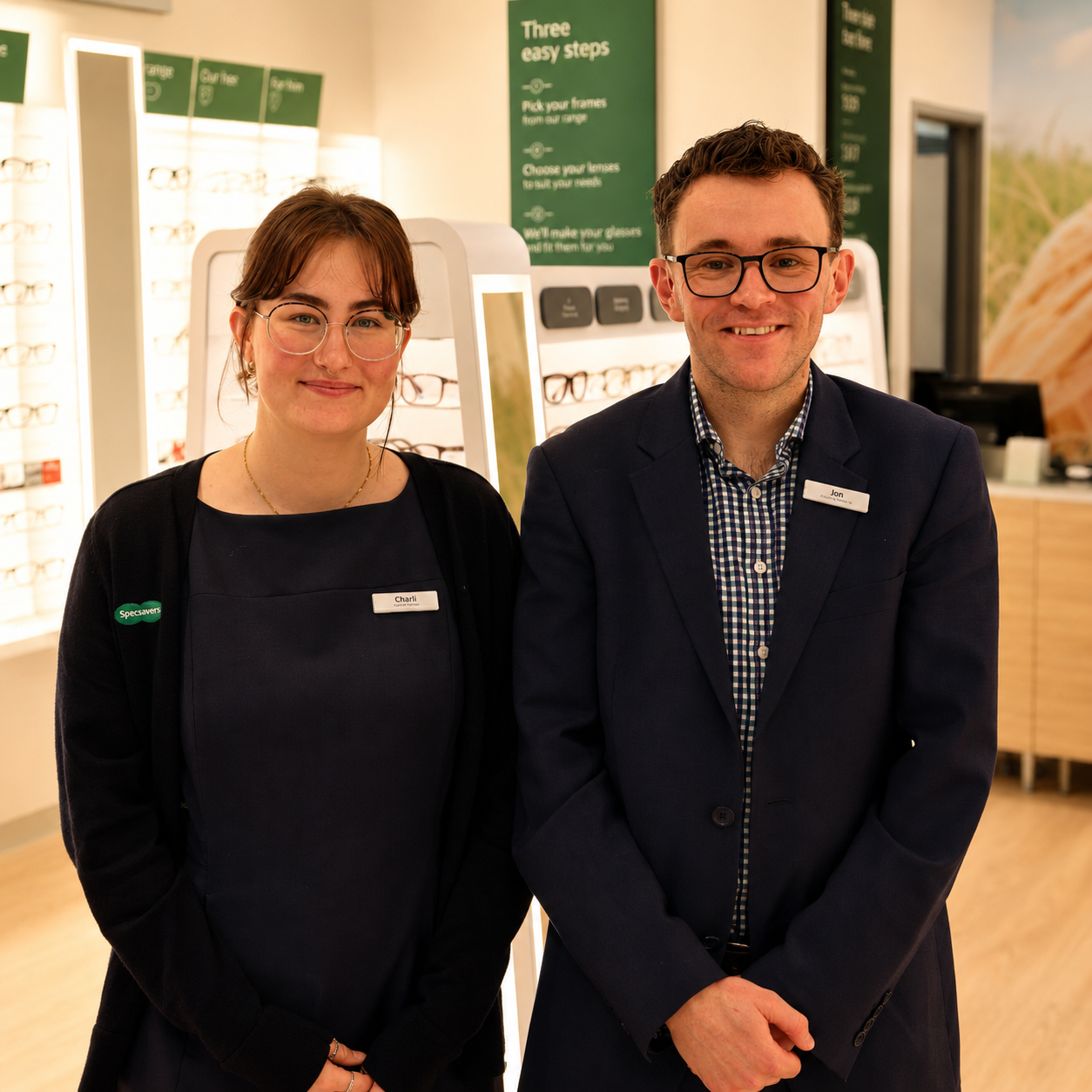 Glasses available at Specsavers Caloundra Shopping Centre