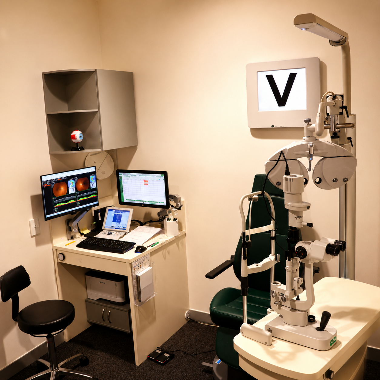 Soundproof hearing consultation room at Specsavers Caloundra Shopping Centre
