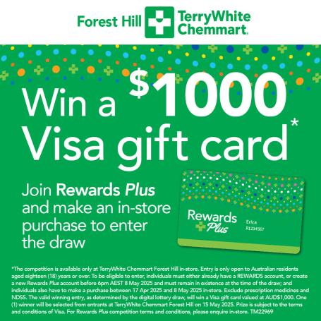 Terry White Chemmart Win $1K