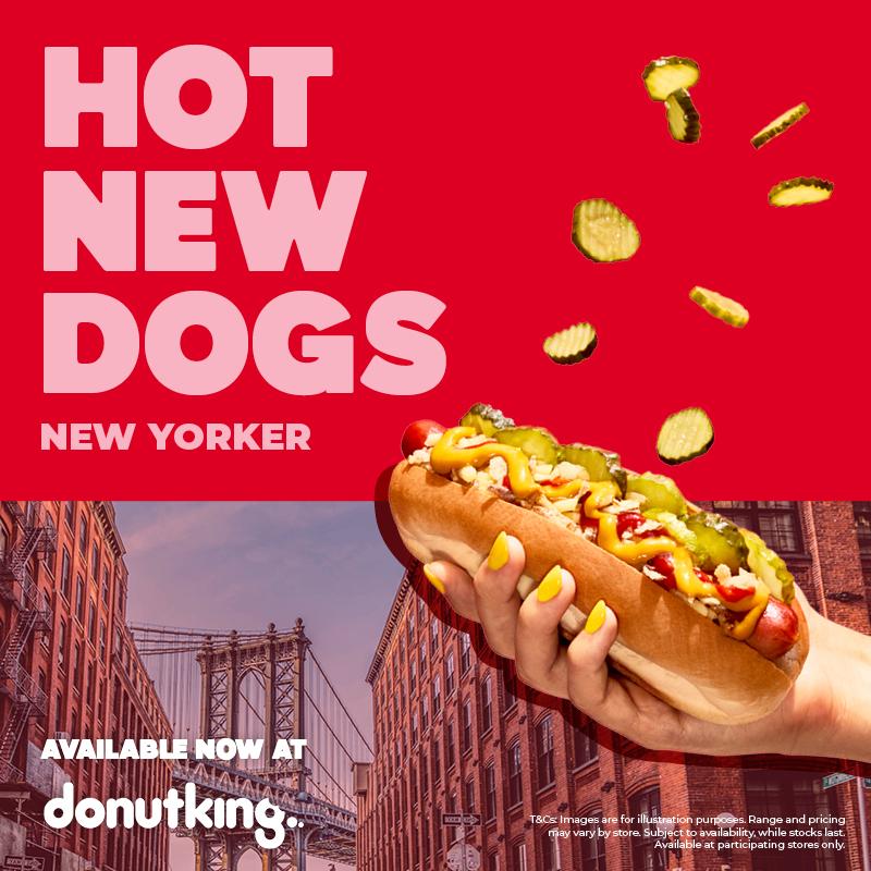 Donut King New Yorker Hotdog