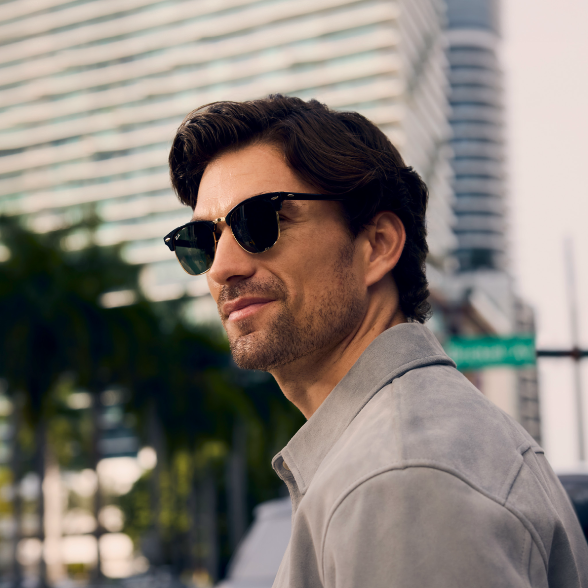 Man wearing OPSM sunglasses