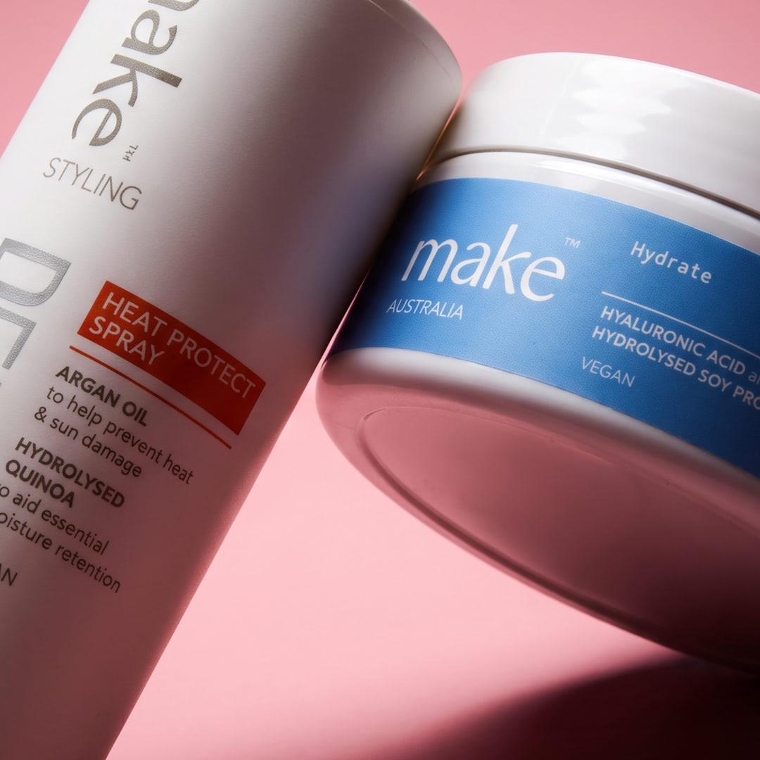 Two make hair products